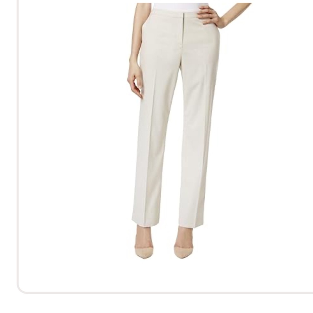 Tommy Hilfiger Womens Ponte Slim-Leg Casual Trousers